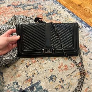 Rebecca Minkoff Chevron Quilted Love Crossbody